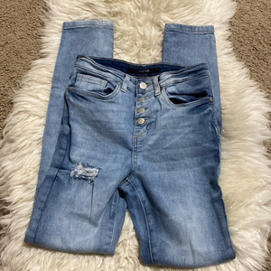 Girls Joe’s Jeans Distressed‎ Button-fly High Rise Size 12